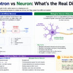 difference between perceptron and neuron