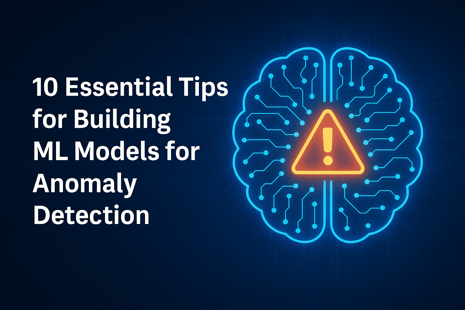 10 Essential Tips for Building ML Models for Anomaly Detection