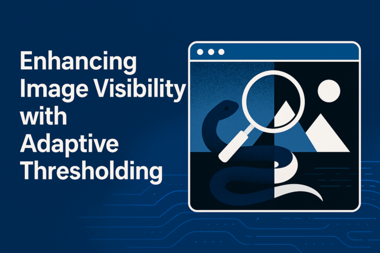 Enhancing Image Visibility with Adaptive Thresholding