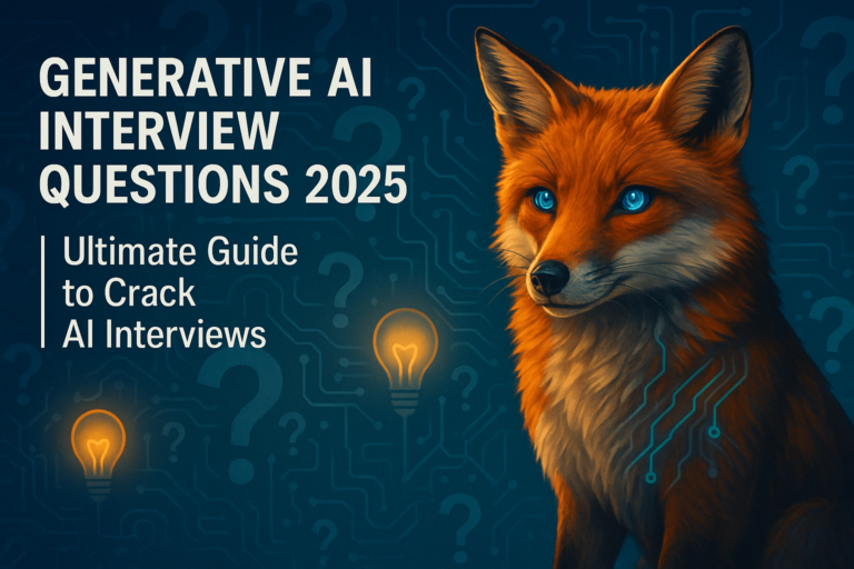 Generative AI Interview Questions 2025 | Ultimate Guide to Crack AI Interviews