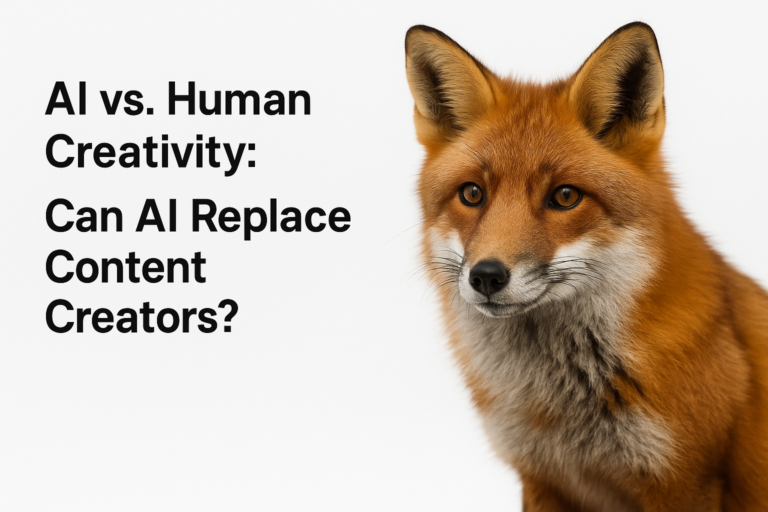 AI vs. Human Creativity: Can AI Replace Content Creators?