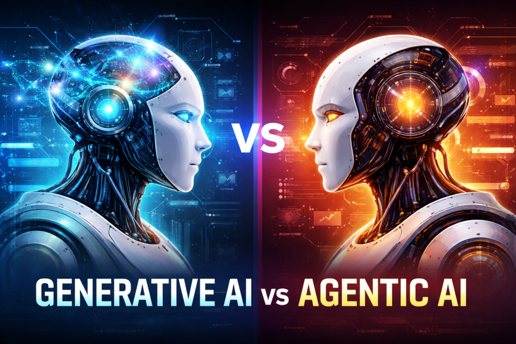 Generative AI vs Agentic AI: What’s the Real Difference? - Nomidl