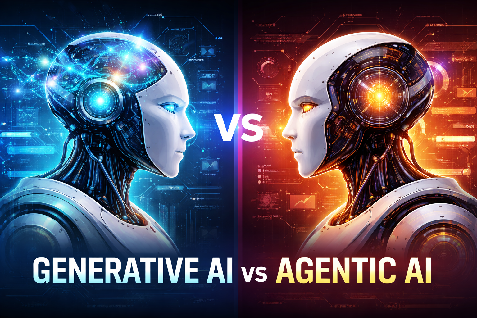 Generative AI vs Agentic AI